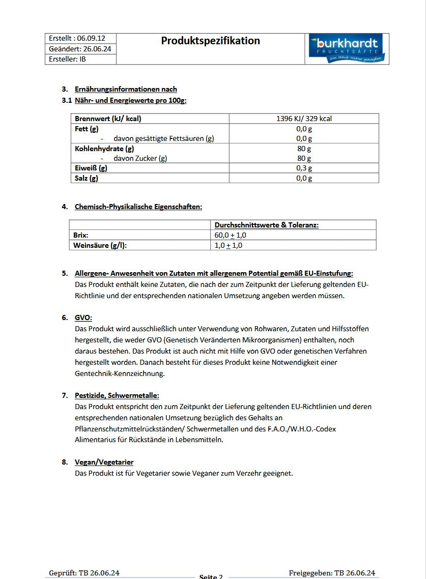 4* Sirup Erdbeer 5L BiB