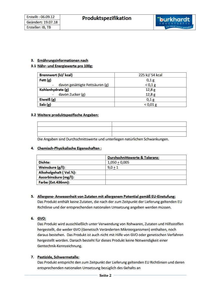 2 x Cranberrygetränk 10L BiB