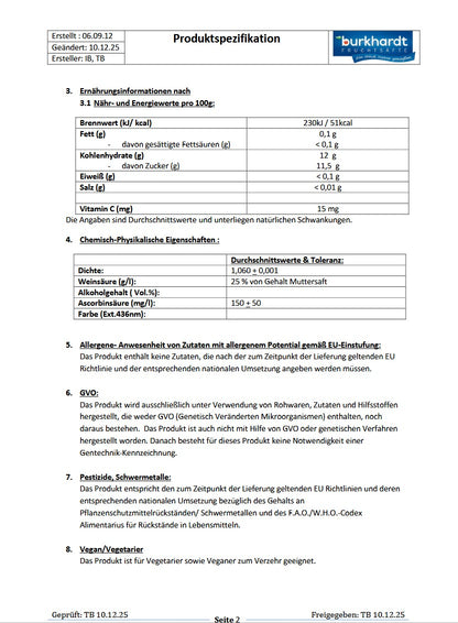 2 x Johannesbeergetränk 10L BiB