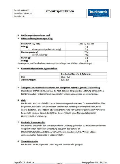 4*  Sirup Mandel 5L BiB