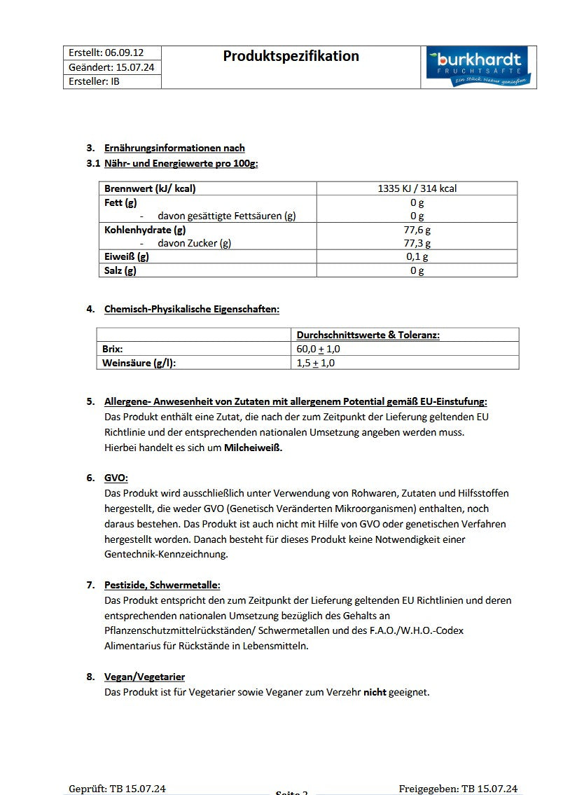 4*  Sirup Mango 5L BiB