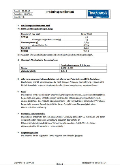 4*  Early Grey Grundstoff (1:9) 5L BiB